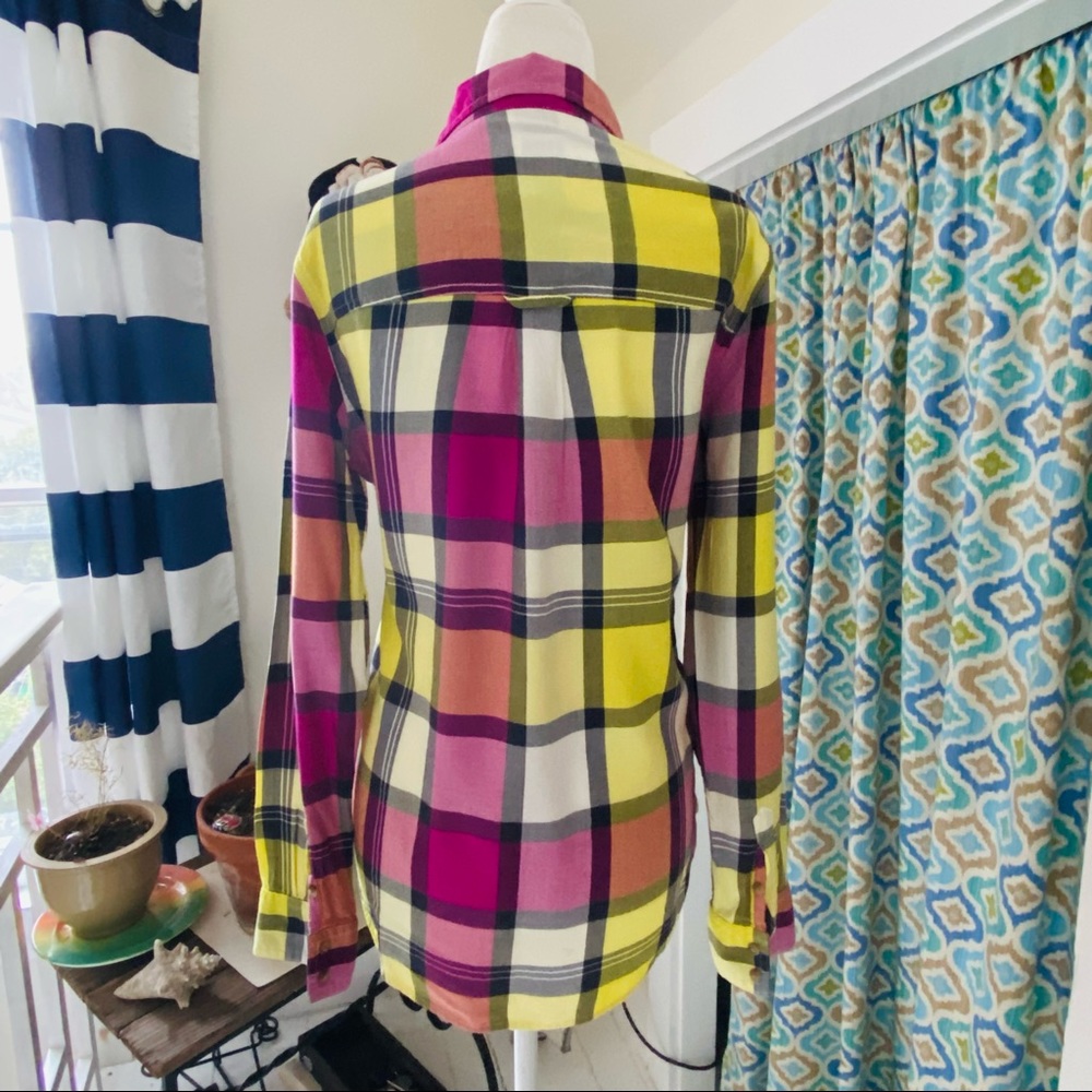 AE vintage boyfriend flannel button up (size S) - Picture 4 of 8